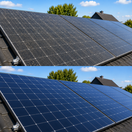 Reinigen zonnepanelen - mobile